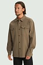 Woven shirt 2 | BROWN | Audimas