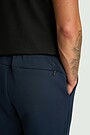 Tapered fit cotton interlock  sweatpants 5 | Dark blue | Audimas