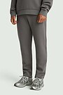 Tapered fit cotton interlock  sweatpants 2 | GREY | Audimas