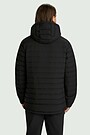 Lightweight down jacket 4 | BLACK | Audimas