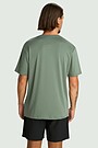 Laisvo silueto sintetiniai marškinėliai 2 | GREEN | Audimas