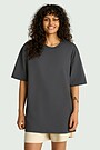 Oversized short sleeve cotton T-shirt 3 | GREY | Audimas