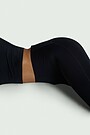 Shaping leggings with bonded waist 3 | BLACK | Audimas