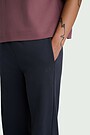 Cotton French terry sweatpants 4 | GREY | Audimas