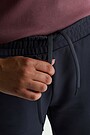 Cotton French terry sweatpants 5 | GREY | Audimas