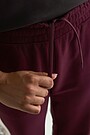 Cotton French terry sweatpants 5 | PURPLE | Audimas