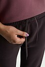 Cotton French terry sweatpants 5 | BROWN | Audimas