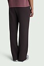 Cotton French terry sweatpants 3 | BROWN | Audimas