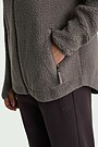 Full-zip sherpa fleece jacket 4 | beige | Audimas