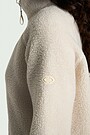 Full-zip sherpa fleece jacket 3 | WHITE | Audimas