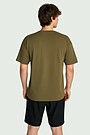 Short sleeves cotton T-shirt "Sea Eagle" 5 | CHAKI | Audimas