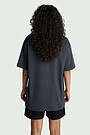 Short sleeves cotton T-shirt "Grass Snake" 4 | GREY | Audimas