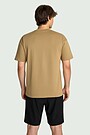 Short sleeves cotton T-shirt "Grass Snake" 3 | BROWN | Audimas