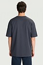 Soft cotton oversized T-shirt 2 | GREY | Audimas