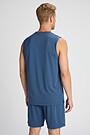Synthetic jersey tank top 2 | Dark blue | Audimas
