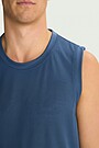 Synthetic jersey tank top 3 | Dark blue | Audimas
