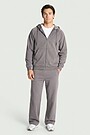 Wide cotton sweatpants 1 | GREY | Audimas
