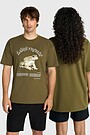 Cotton T-shirt "Green toad" 1 | CHAKI | Audimas