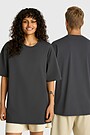 Oversized short sleeve cotton T-shirt 1 | GREY | Audimas