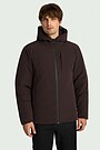 Down jacket with membrane 1 | BROWN | Audimas