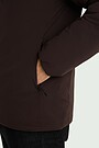 Down jacket with membrane 4 | BROWN | Audimas