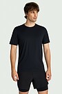 Lightweight synthetic T-shirt 1 | BLACK | Audimas