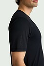 Lightweight synthetic T-shirt 3 | BLACK | Audimas
