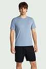 Lightweight synthetic T-shirt 1 | GREY | Audimas