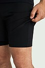 Shorts with inner shorts 3 | BLACK | Audimas