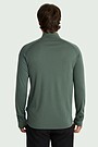 Merino wool half-zip sweatshirt 2 | GREEN | Audimas
