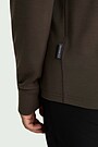 Merino wool half-zip sweatshirt 3 | Dark green | Audimas