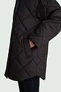 Oversized jacket with synthetic insulation 4 | BROWN | Audimas
