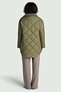 Oversized jacket with synthetic insulation 3 | GREEN | Audimas