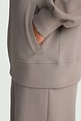 Cotton interlock bomber jacket 3 | GREY | Audimas