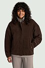 Velour bomber jacket 1 | BROWN | Audimas