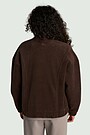 Velour bomber jacket 2 | BROWN | Audimas