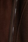 Velour bomber jacket 4 | BROWN | Audimas