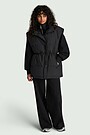 Oversized down vest 1 | BLACK | Audimas