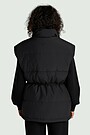 Oversized down vest 3 | BLACK | Audimas
