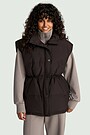 Oversized down vest 1 | BROWN | Audimas