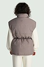 Oversized down vest 3 | Cream | Audimas