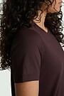 Lightweight synthetic T-shirt 3 | BROWN | Audimas