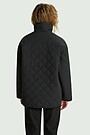 Quilted jacket with synthetic insulation 4 | BLACK | Audimas