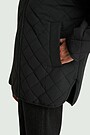 Quilted jacket with synthetic insulation 6 | BLACK | Audimas