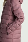 Short light down coat 3 | PINK | Audimas