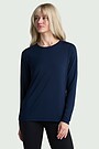 Long sleeve active T-shirt 1 | Dark blue | Audimas