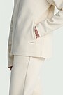 Textured full-zip sweatshirt 3 | Cream | Audimas