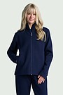 Textured full-zip sweatshirt 1 | BLUE | Audimas