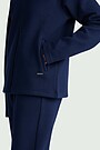 Textured full-zip sweatshirt 3 | BLUE | Audimas