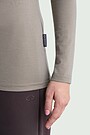 Lightweight merino wool roll neck top 3 | GREY | Audimas